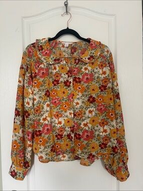 Joe Fresh x Jillian Harris Floral Button-Up Blouse